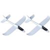 2Pcs Unfinished Foam Airplane Toy DIY Painting Hand Throwing Foam Aircraft Manual Throwing Plane