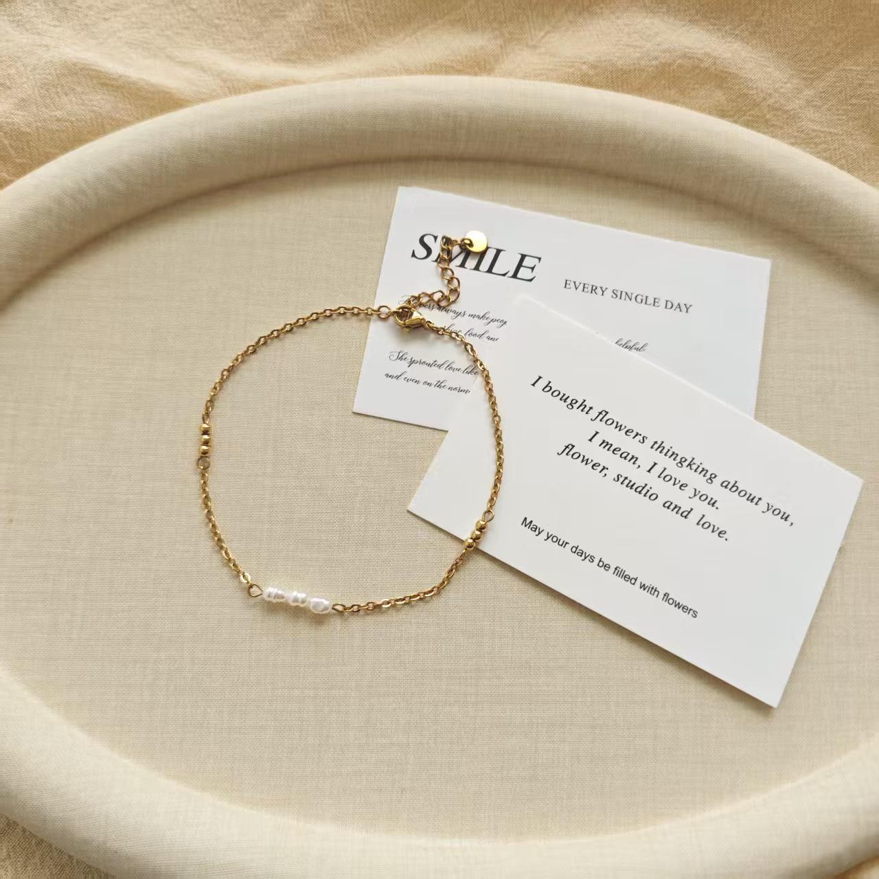 Korean Baroque Pearl & Gold Chain Anklet: Elegant Women s Foot Jewelry