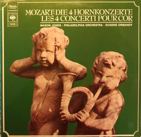 LP Record WOLFGANG AMADEUS MOZART - MASON JON - Die 4 Hornkozerte S61095 CBS Germany Classical Used