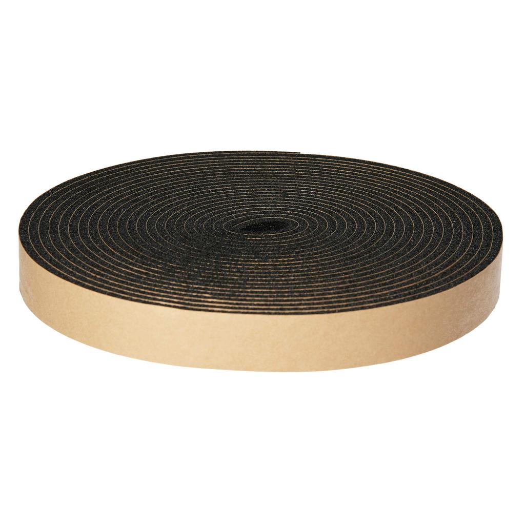 Nitoms Airtight Window and Sash Gasket, Heat Insulation, Soundproofing, Draft Prevention, Black, 5mm X 30mm X 10m, G0082