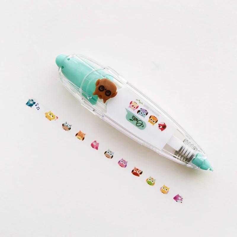 Marcador de Calendário Não Tóxico Material Escolar Brinquedos Fita Corretiva de Pressão Múltiplos Estilos Disponíveis Adesivos Decorativos Kawaii para Scrapbooking
