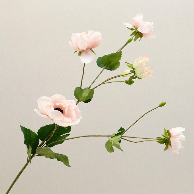 

День Благовония Пион Цветок Имитация Цветок Свадебный Макет Выставка Дом Гостиная Украшения Роза Искусственные Цветы 95cm розовый