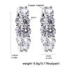 Elegant Zirconia Earrings for Women - High-End, Versatile, Shiny Jewelry