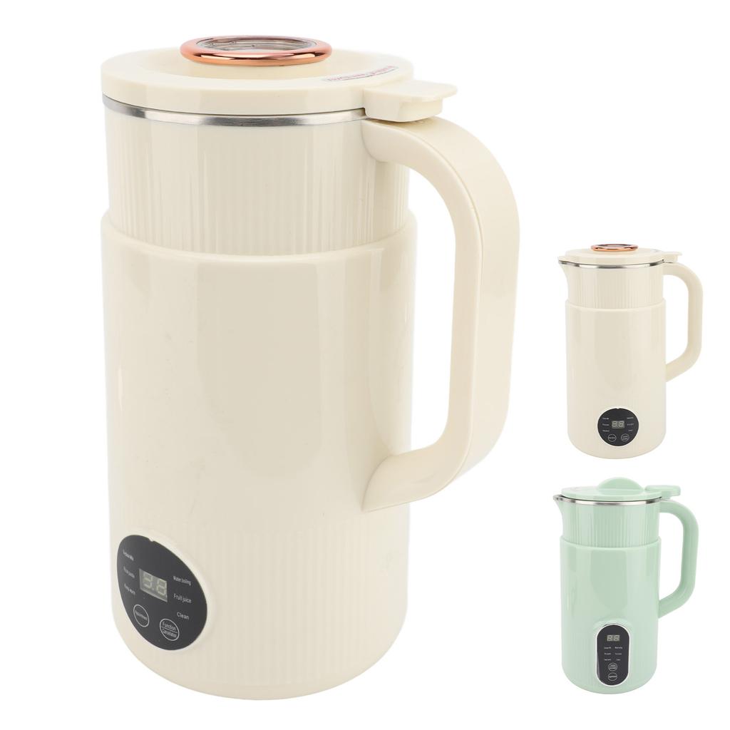 Electric Soy Milk Maker Stainless Steel X Shaped Blades Low Noise Intelligent Touch Panel Soybean Mi