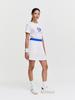 SERGIO TACCHINI W Resort Aop Pleated Skirt (White)