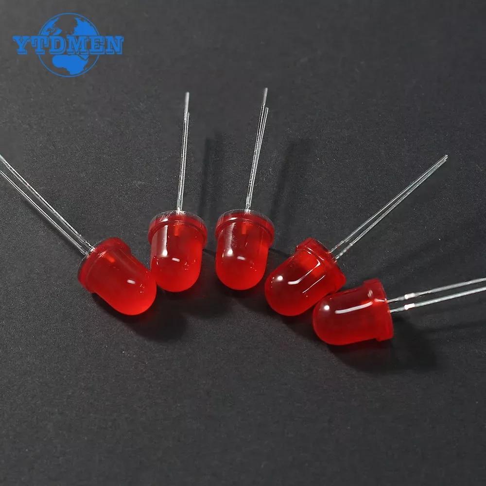 20 buc/50 buc Diode LED 8MM F8 Kit asortat Roșu Verde Albastru Galben Alb Diode emițătoare de lumină DIY
