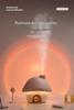 Mushroom House USB Humidifier with Sunset Lamp - Large Capacity Mist for Bedrooms and Offices