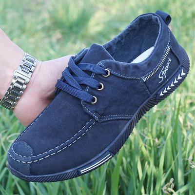 Herren Freizeitschuhe Sommer Atmungsaktiv Schnürschuhe Herren Canvas Schuhe 2025 Neue Mode Slipper Walking Flats Bequeme Herren Sneaker