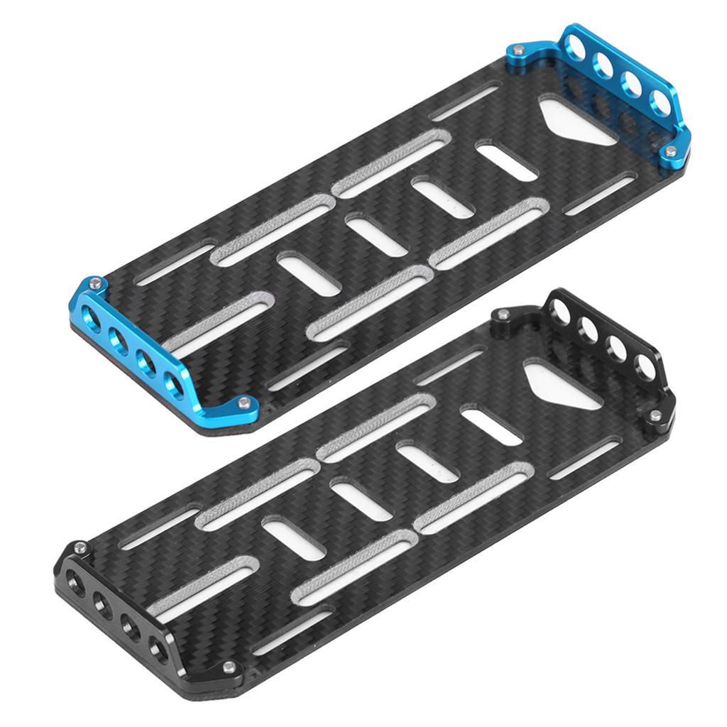 Aluminium Alloy Carbon  Battery Mount Plate for Axial SCX10 CC01  D90 1/10 Scale RC Car RC Car Battery Mount Plate