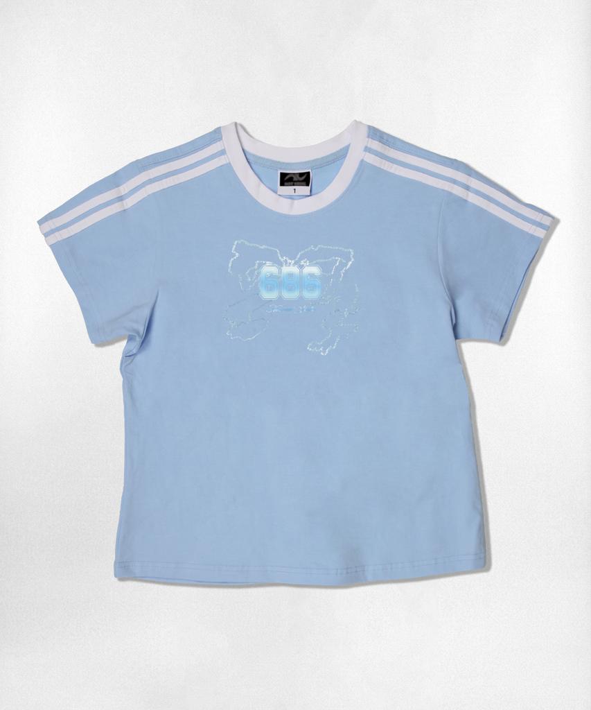 Nasyujeueol Liquid Ribbon Semi-Crop Short Sleeve T-Shirt 6 Colors