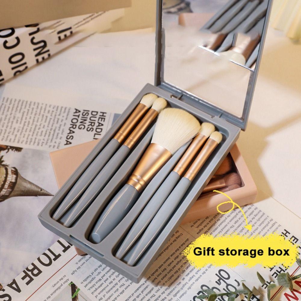 Loose Powder Brush Mini Makeup Brushes Set Morandi Color Cosmetic Brush  Cosmetic Tool