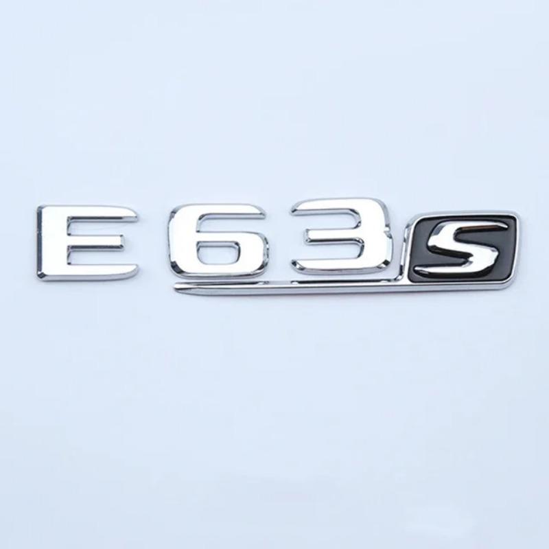 3D Letters For Cars Mercedes E63S AMG W212 W213 Rear Trunk Sticker Fender Trim Badge V8 Biturbo 4matic Emblem Logo Accessories