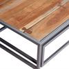 2 Piece Coffee Table Set Solid Acacia Wood