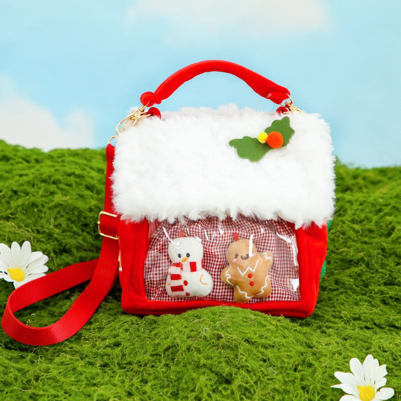 Bag Plush Christmas Toy Cartoon Girl Child Bedroom Decoration Bag Messenger