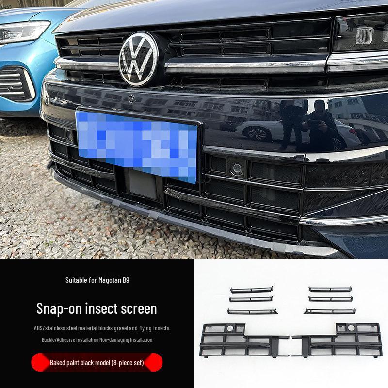 Volkswagen Magotan B8/B9 Insektennetz-Schnalle für die vordere Kühlergrill - Einfache Montage Dekoration & Schutz