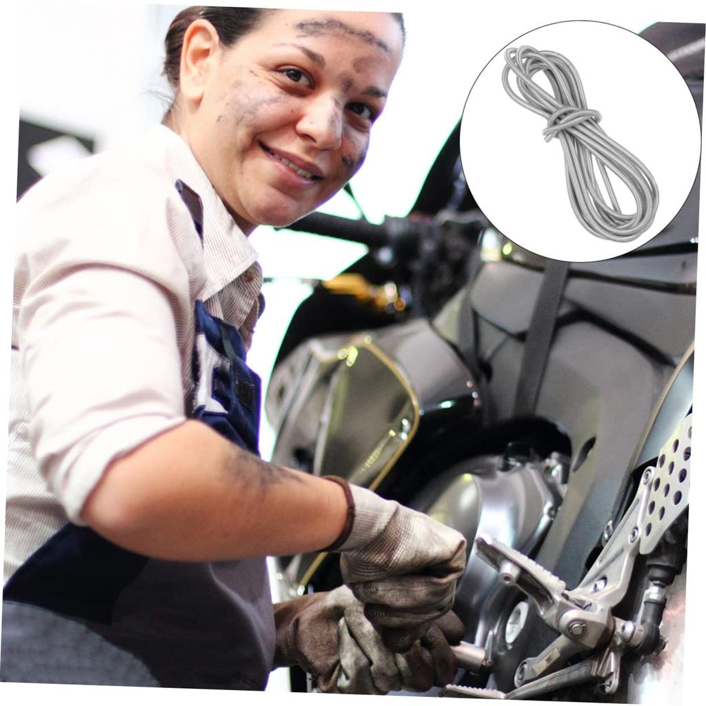 Beatifufu Brake Line Protection Tube Stainless Steel Brake Pipe Pipeline