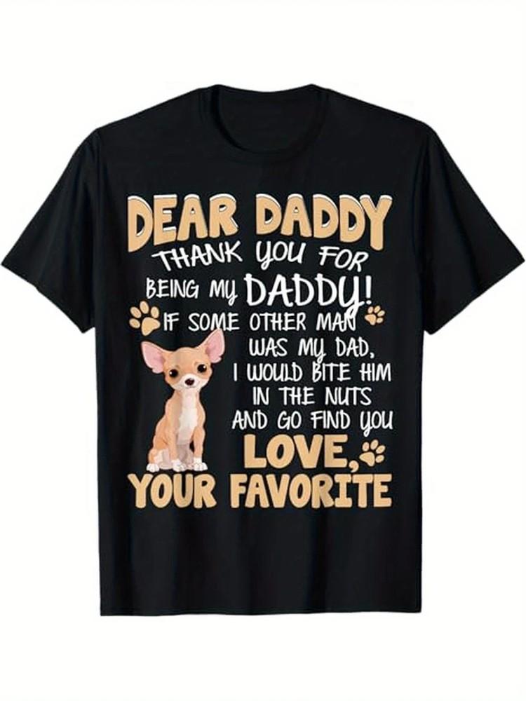Chihuahua T-shirt Chihuahua enthusiast funny T-shirt gift 100% cotton Hallowe Unisex T-Shirt XL