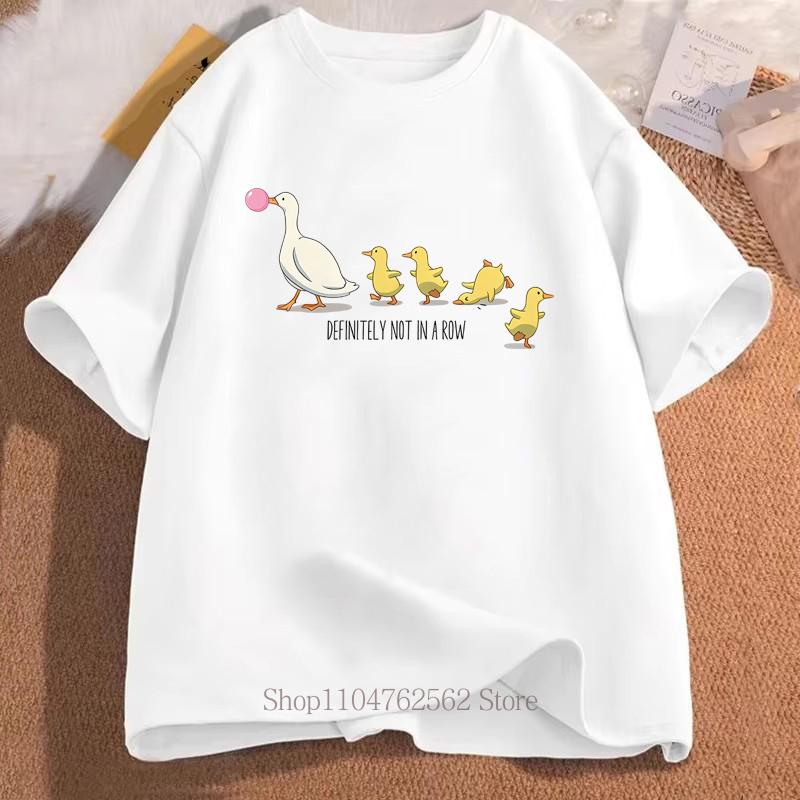 

Yellow Duck Graphic PrinteTshirt Womens Clothing Summer Casual Fashion Funny Tops Oversize ONeck Short Sleeve Tshirts S