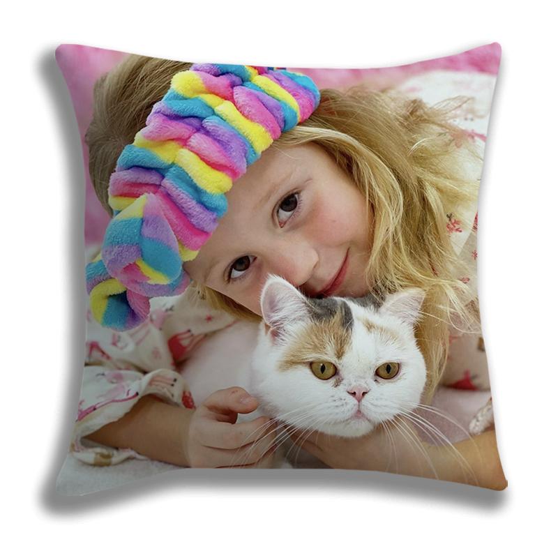 Like Nastya Printed Pillow Case Cushion Cover Decorative Soft Comfortable Pillowcase Home Sofa Chair Seat Decor Pillow Case Gift
