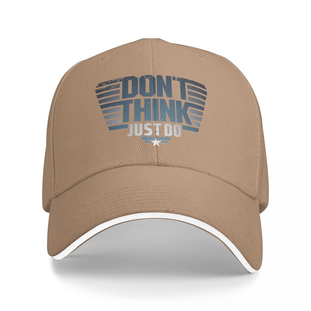 Baseball Caps Top Gun Don't Think Just Do Graphic Female Male Outdoor Spring Hats