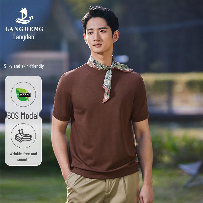 Men s Summer Casual Round Neck T-Shirt L