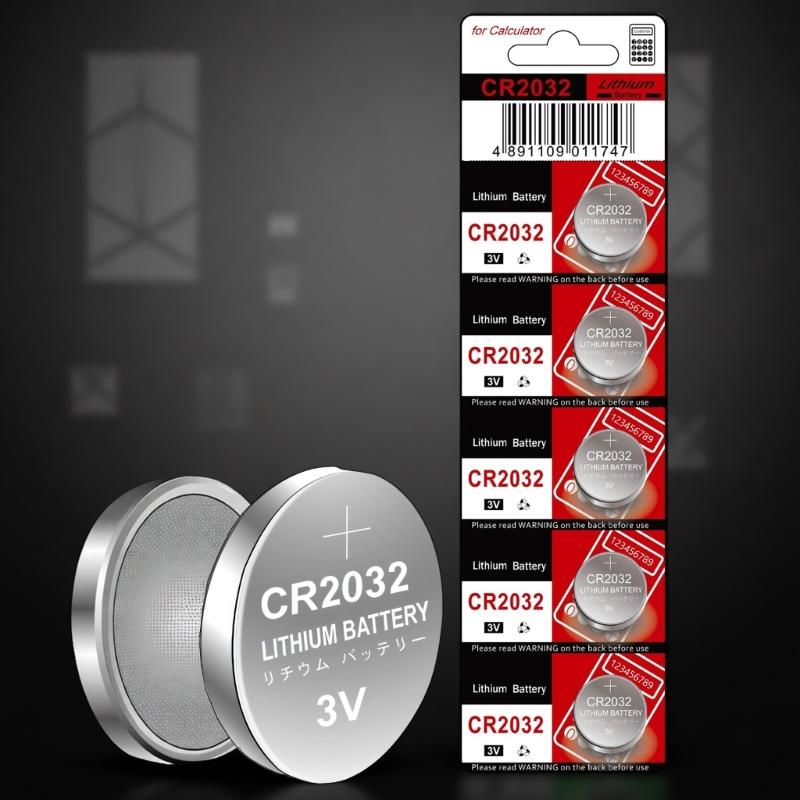 10/5Pcs CR2032 Button Cell Batteries High Performances 3V Power for Electronics Toys and Remote Controls Watches