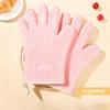 Anti-scald Oven Gloves Thickened Silicone Insulation Non-slip High Temperature Resistant Kitchen Oven Baking Gloves