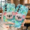 Phone Case: 2D Flat, Suitable for Samsung Galaxy A34 A35 M05 M06 S20 S22 S21 FE Plus 5G Protective Cases, White Koala Avatar, Perfect Christmas and Ha