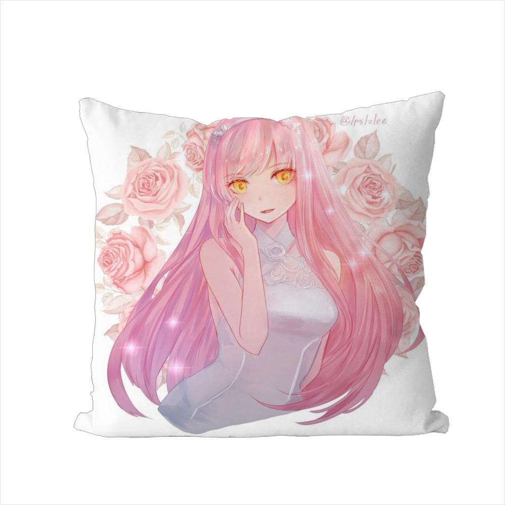 Blue Archive Pillow Case For Car Sofa Decorative Home Doublesided Print Plush Square Throw Pillow Cushion Cover
