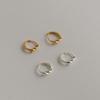 Modernlike 14k Gold-filled Silver Mini Twisted One-touch Earrings