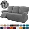 1 2 3 Seater Velvet Recliner Sofa Cover Elastic Sofa Protector Relax Armchair Covers Couch Cover Stretch Slipcovers