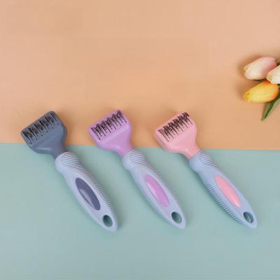 Three-Color Pet Detangling Knife & Comb for Cats and Dogs