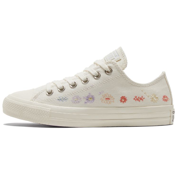 

Converse Chuck Taylor All Star Low Women s Embroidered Floral Egret/Multi/Black A01595C 35