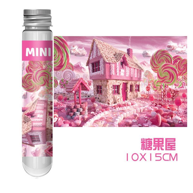 150PCS Mini Test Tube Oil Painting Jigsaw Puzzles Set Family Educational Toys Gifts for Adults Children Creative DIY Puzzle Game