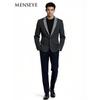 Menseye Men's Wool Casual Suit Jacket, High-Quality Thickened Color-Block Versatile for Autumn and Winter