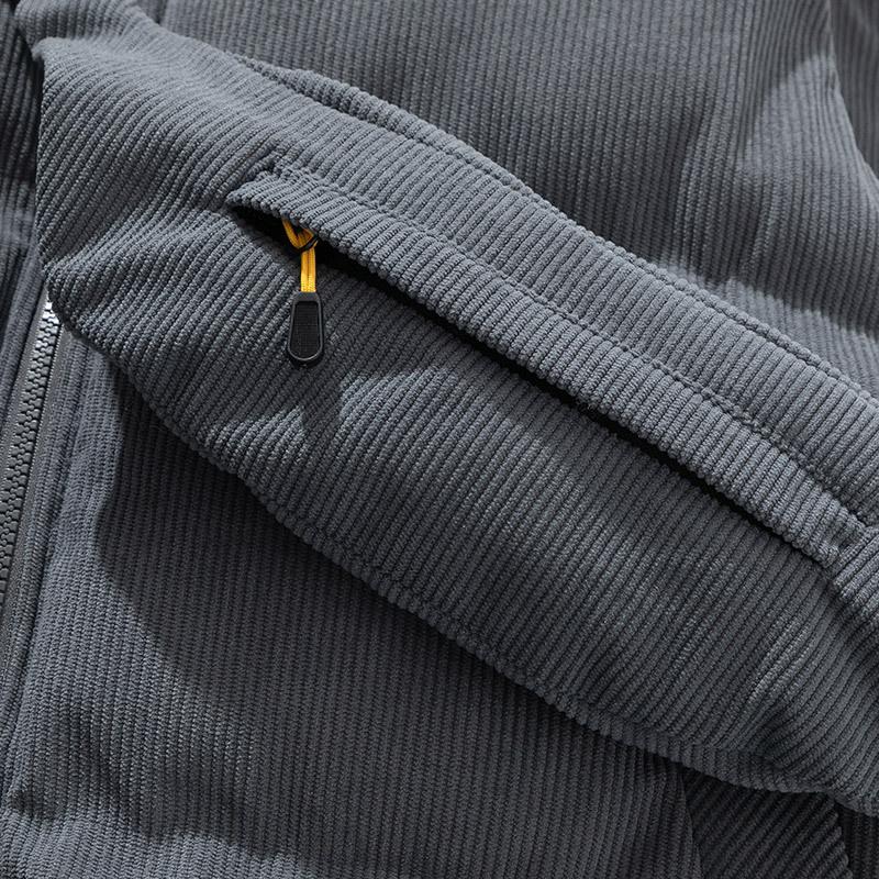 Жилет ретро осенне-зимний тренд повседневный пуховик хлопок теплый жилет хлопковое пальто — фото 4