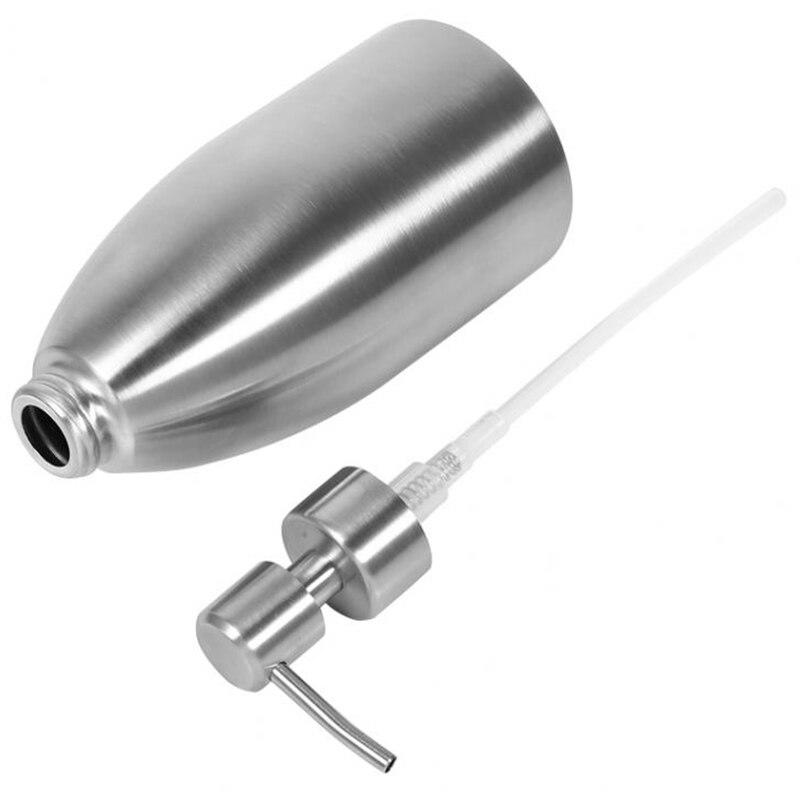 500ml Stainless Steel Soap Dispenser Kitchen Kitchen Dispenser Bathroom Faucet Shampoo Soap Box Deck Mounted Detergent Bottle | Liquid Soap Dispensers