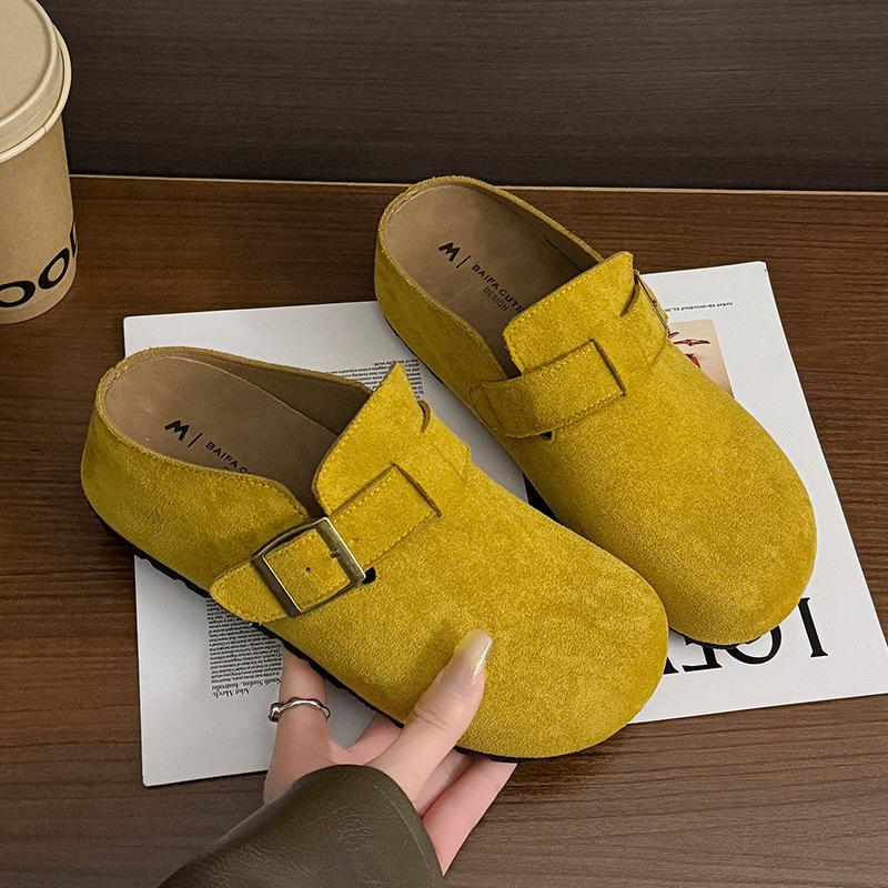 

Весна 2025 года, новая версия платформы, ретро-желтая серия, универсальная обувь, женская обувь Boken небольшого размера, увеличивающая рост, с мягкой подошвой 35 жёлтый