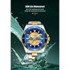 CURREN Fashion Business Men's Watch Quartz Waterproof Night Light Unique Rotating Bezel Luxury Watches
