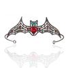 Dark Halloween Bat Hairband Metal Halloween Tiara Temperament Rhinestone Crowns  Party