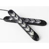 2Pcs Car Drl White/Amber Switchback Flowing 108 Led Strip Headlight Turn Signal