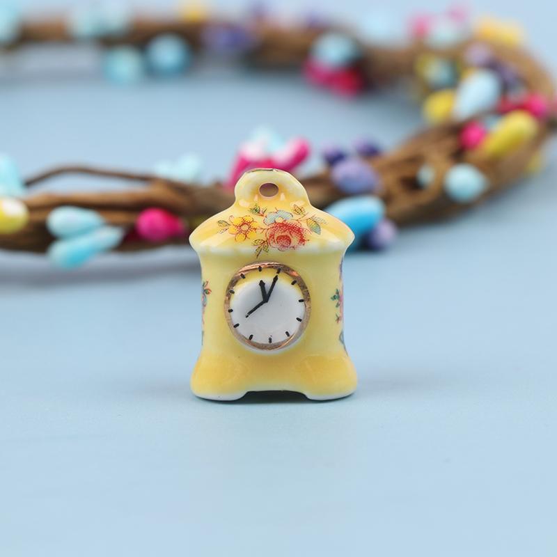 3Pcs/Set 1/12 Miniature Accessories Mini Clock Model Toys For Doll House Decor