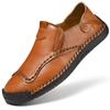 2025 Hot Sale Comfortable Men's Casual Shoes Outdoo Men Driving Shoes Handmade Leather Flat Men's Shoes Breathable Men Loafers