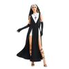 Halloween Adult Costume Cosplay Mardi Gras Nun Costume Virgin of the Cross Dress Show Out Costume