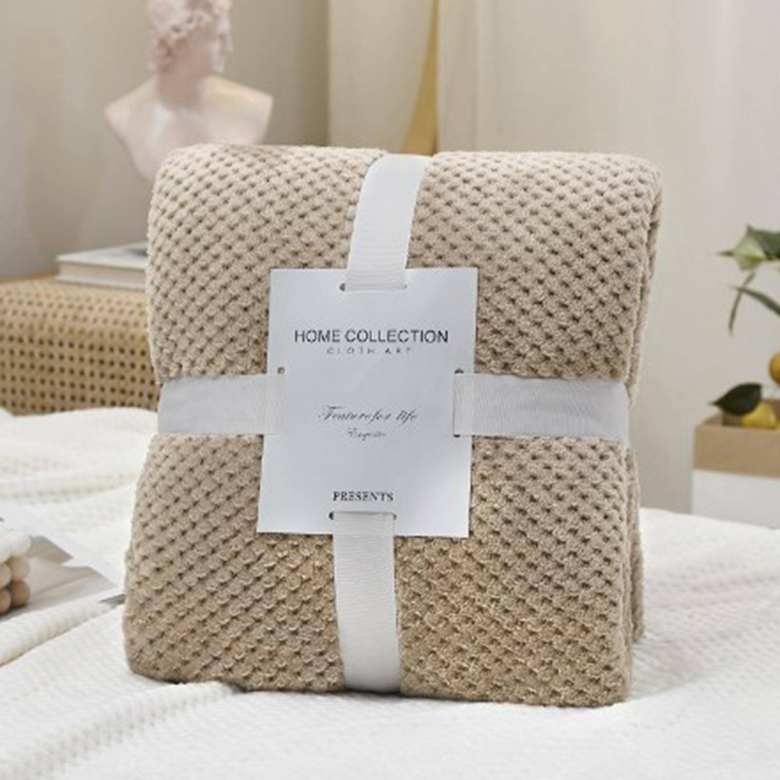 

Winter Flannel Warm Blankets Home Office Pink/Green/Khaki Coral Fleece Sofa Cover Soft Fluffy Plaid Nap Blankets 70x100cm хаки