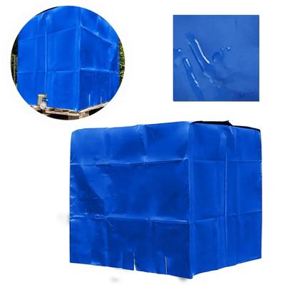 Blue 1000L IBC Tank Cover Container Aluminum Waterproof And Dustproof Cover Rainwater Tank Oxford Cloth UV Protection Cover