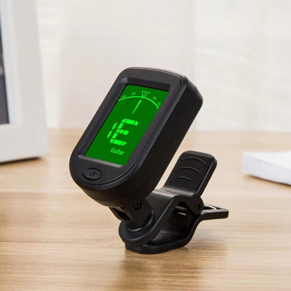 Mini String Instruments Tuner LCD Display Digital Instrument Tuner for Ukulele Bass Violin Banjo