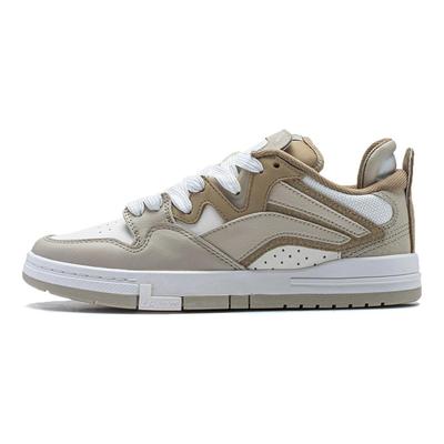 Li Ning We Wo Pro Shock Absorbing Durable Sneakers Women Sneakers Gray Brown AECU006-1