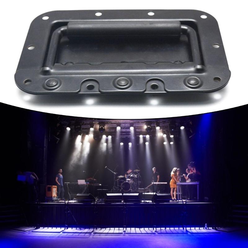 Spring Loaded Stainless Steel Speaker Case Handle For Auditory Equipment And Aviation Box With Ergonomic Grip