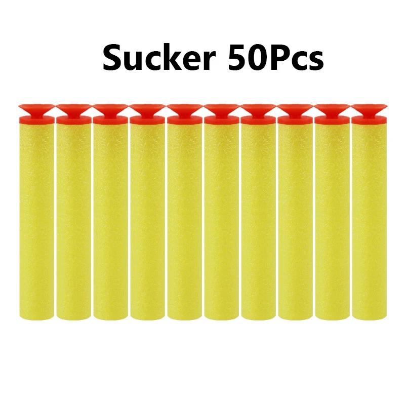 EVA Soft Round Suction Head Refill Darts Bullets for Nerf Gun Kids Toy Guns Accessories Bullets for Nerf Series Blasters Xmas